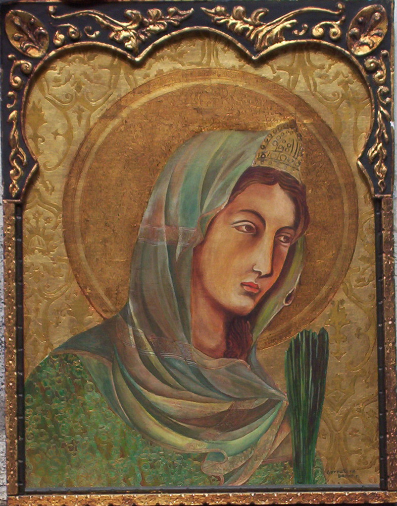 Santa Caterina d'Alessandria (riproduzione opera Duccio di Buoninsegna)