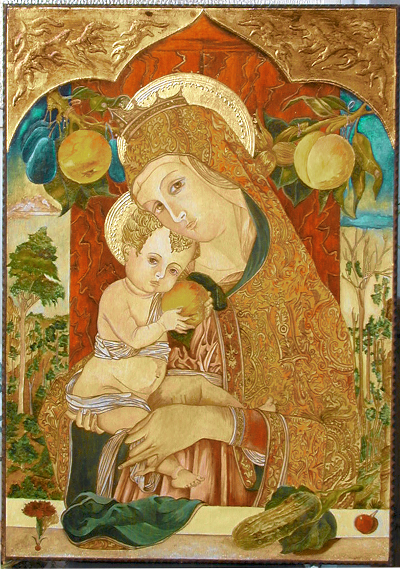 Crivelli - Madonna con Bambino (riproduzione)